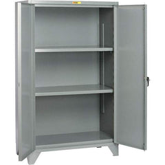 Little Giant - 2 Shelf Storage Cabinet - Steel, 48" Wide x 32" Deep x 78" High - Americas Industrial Supply