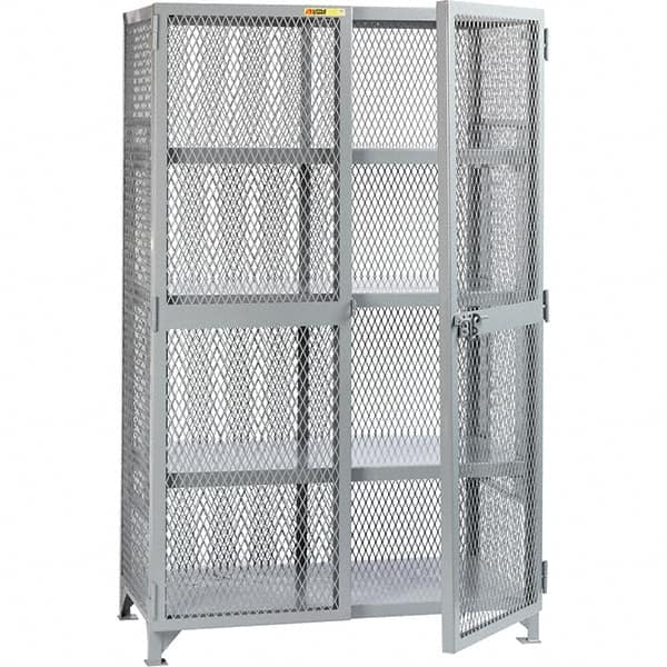 Little Giant - 3 Shelf Storage Cabinet - Steel, 49" Wide x 33" Deep x 78" High - Americas Industrial Supply