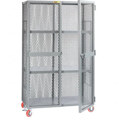 Little Giant - 2 Shelf Storage Cabinet - Steel, 49" Wide x 33" Deep x 81" High - Americas Industrial Supply