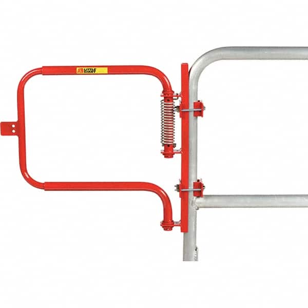 Little Giant - Steel Rail Safety Gate - Fits 22-1/2 to 36" Clear Opening, 3" Wide, - Americas Industrial Supply