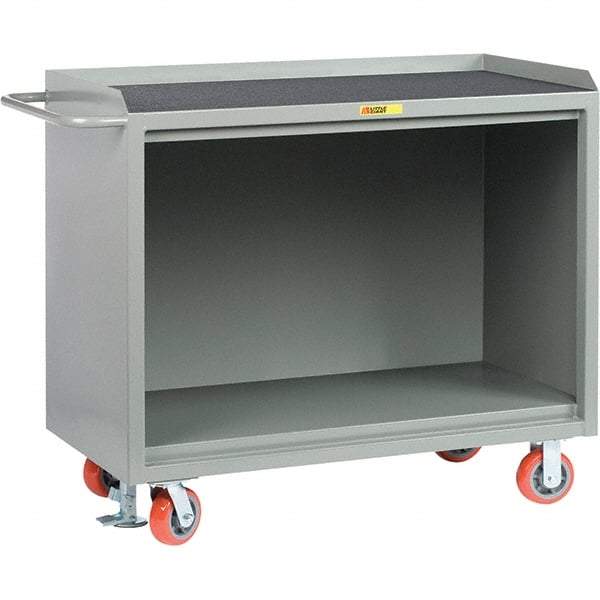 Little Giant - 3,600 Lb Capacity Mobile Service Bench - 41" Wide x 24" Deep x 43" High, Steel, Gray - Americas Industrial Supply