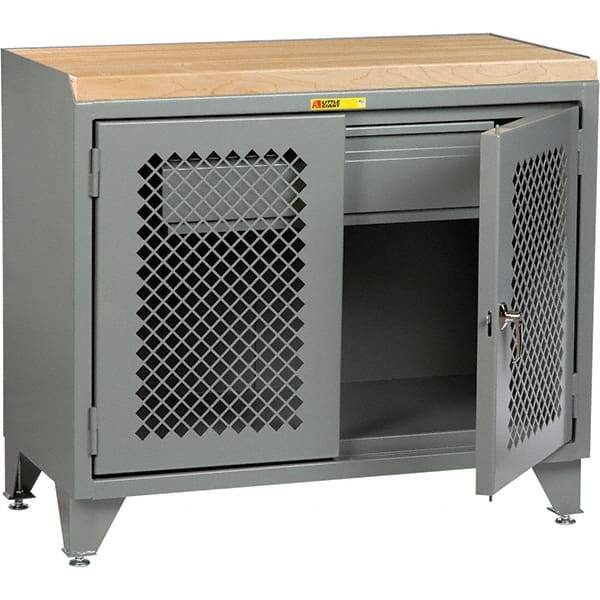 Little Giant - 3,600 Lb Capacity, 1 Drawer Mobile Cabinet Bench - 24" Wide x 43" High - Americas Industrial Supply