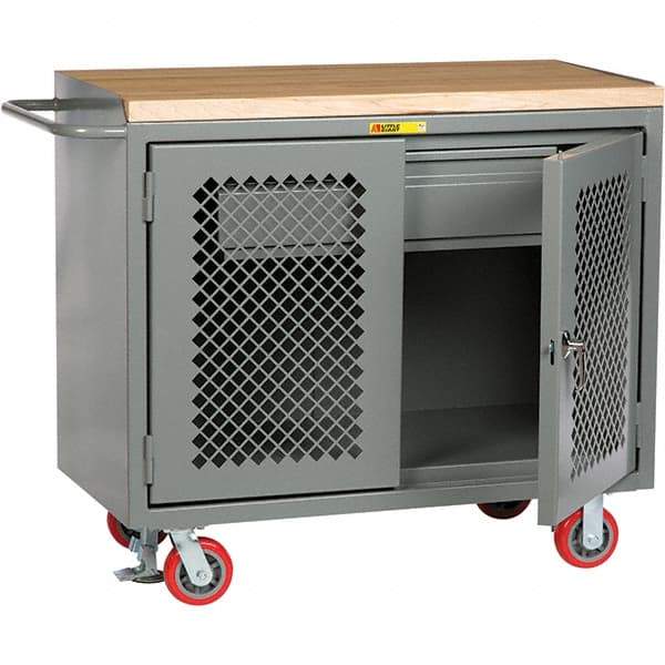 Little Giant - 3,600 Lb Capacity, 1 Drawer Mobile Cabinet - 48" Wide x 43" High - Americas Industrial Supply
