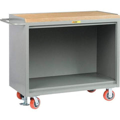 Little Giant - 3,600 Lb Capacity Mobile Service Bench - 41" Wide x 24" Deep x 43" High, Steel, Gray - Americas Industrial Supply