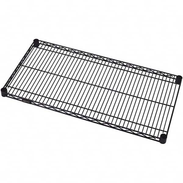 Quantum Storage - 1 Shelf Wire Shelving Unit - 12" Wide x 48" Deep x 1" High, - Americas Industrial Supply