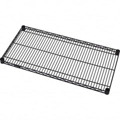 Quantum Storage - 1 Shelf Wire Shelving Unit - 12" Wide x 36" Deep x 1" High, - Americas Industrial Supply