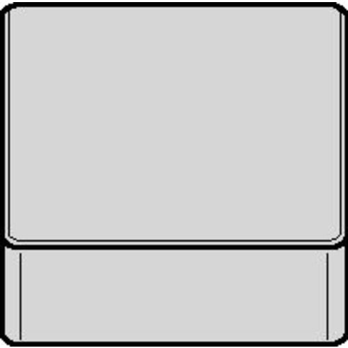SNGN 433 N|None CW3020, 3/64″ Corner Radius, 3/16″ Thick, 1/2″ Inscribed Circle, Uncoated, Square, Turning Indexable Insert - Americas Industrial Supply