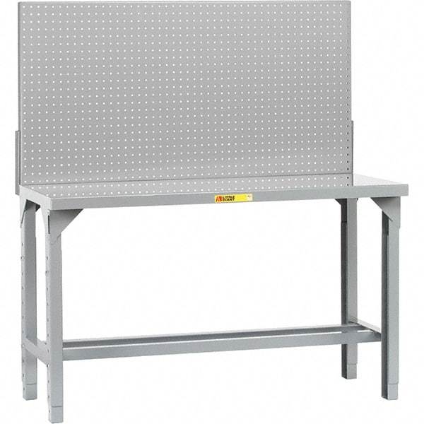 Little Giant - 72 Wide x 30" Deep x 65" High, Steel Workbench - Adjustable Height Legs - Americas Industrial Supply