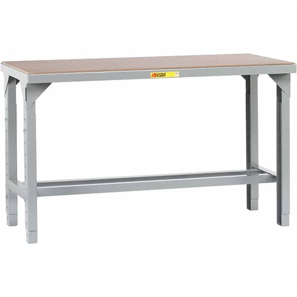 Little Giant - 84 Wide x 36" Deep x 41" High, Steel Workbench - Adjustable Height Legs - Americas Industrial Supply