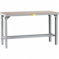 Little Giant - 84 Wide x 36" Deep x 41" High, Steel Workbench - Adjustable Height Legs - Americas Industrial Supply