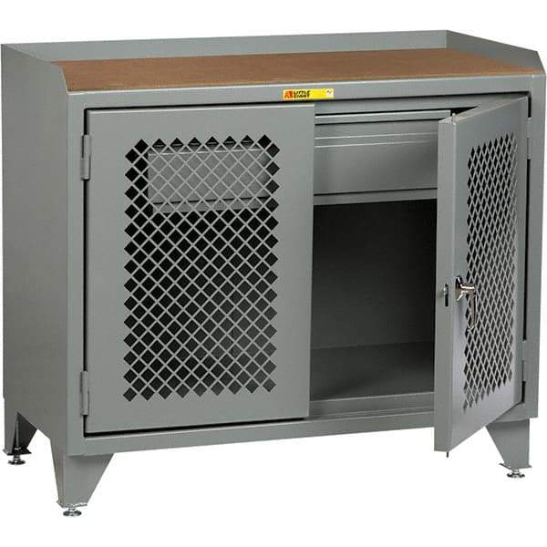 Little Giant - 2,000 Lb Capacity, 1 Drawer Mobile Cabinet Bench - 24" Wide x 43" High - Americas Industrial Supply