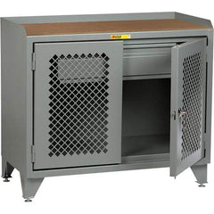 Little Giant - Stationary Workstations Type: Security Workstation Width (Inch): 36 - Americas Industrial Supply
