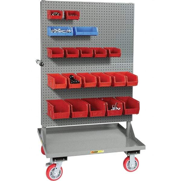 Little Giant - 30" Wide x 36" Long x 64" High Cart - Steel, Polyurethane Casters - Americas Industrial Supply