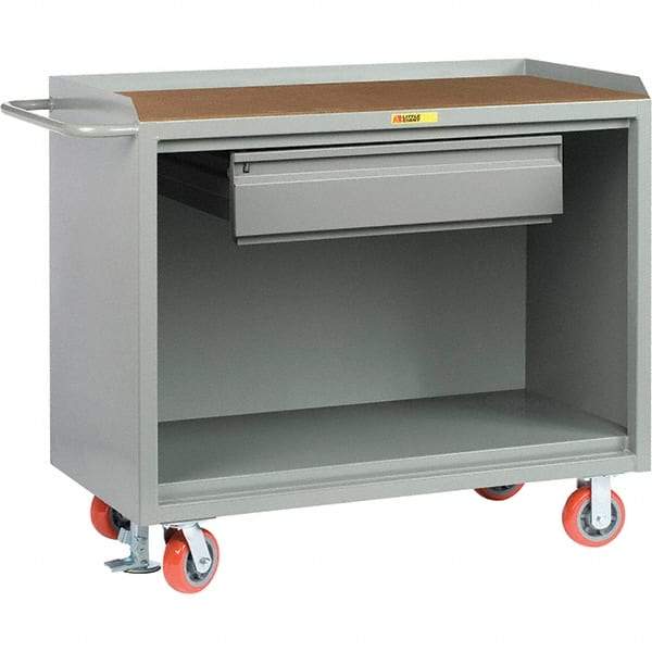 Little Giant - 3,600 Lb Capacity, 1 Drawer Mobile Cabinet - 48" Wide x 43" High - Americas Industrial Supply