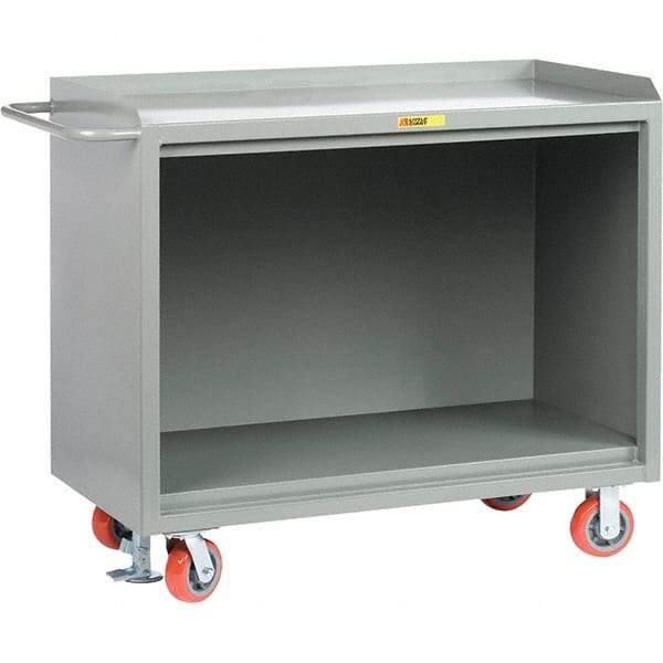 Little Giant - 3,600 Lb Capacity Mobile Service Bench - 41" Wide x 24" Deep x 43" High, Steel, Gray - Americas Industrial Supply