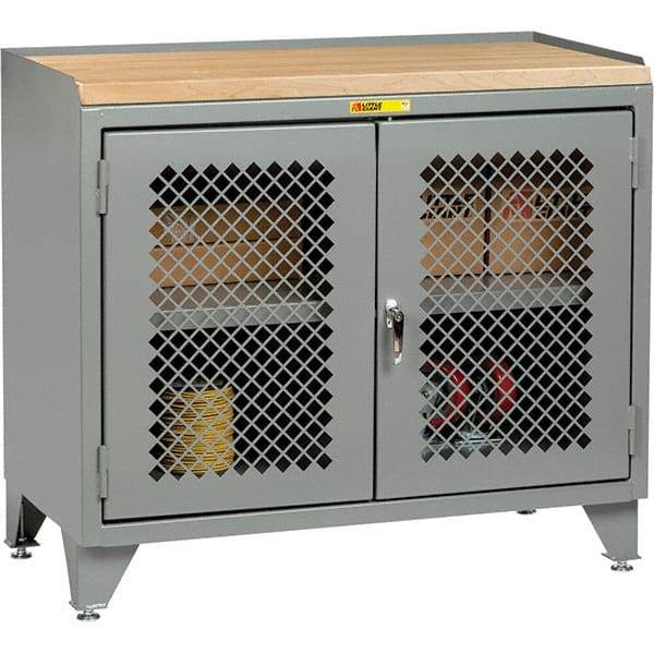 Little Giant - Stationary Workstations Type: Security Workstation Width (Inch): 36 - Americas Industrial Supply