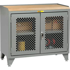 Little Giant - 3,600 Lb Capacity, 1 Drawer Mobile Cabinet Bench - 24" Wide x 43" High - Americas Industrial Supply