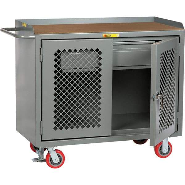 Little Giant - 3,600 Lb Capacity, 1 Drawer Mobile Cabinet - 48" Wide x 43" High - Americas Industrial Supply