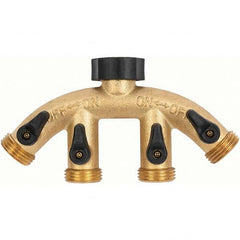 Gilmour - Garden Hose Fittings & Repair Kits Type: Shut-Off Valve Connector Type: Male; Female - Americas Industrial Supply