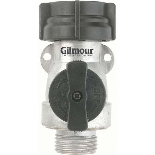 Gilmour - Garden Hose Fittings & Repair Kits Type: Shut-Off Valve Connector Type: Male; Female - Americas Industrial Supply