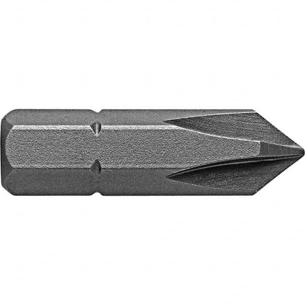 Phillips Screwdriver Bits; Type: Phillips Bit; Point Size: #1; Overall Length Range: 1″ - 2.9″; Overall Length (Inch): 1; Type: Phillips Bit