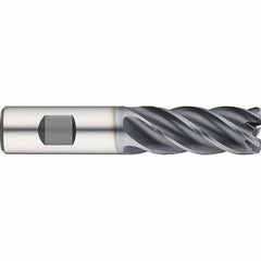 Guhring - 5/16" Diam 5 Flute Solid Carbide 0.06" Corner Radius End Mill - Americas Industrial Supply