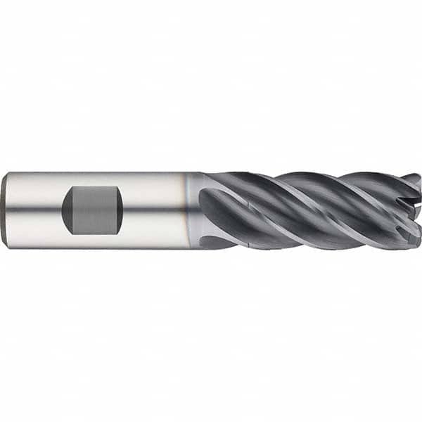 Guhring - 5/8" Diam 5 Flute Solid Carbide 0.06" Corner Radius End Mill - Americas Industrial Supply