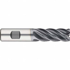 Guhring - 1/4" Diam 5 Flute Solid Carbide 0.03" Corner Radius End Mill - Americas Industrial Supply