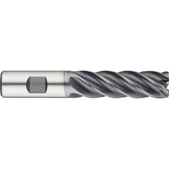 Guhring - 1/2" Diam 5 Flute Solid Carbide 0.09" Corner Radius End Mill - Americas Industrial Supply