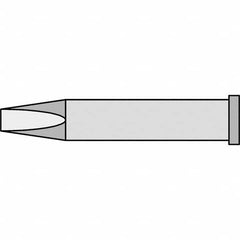 Weller - Soldering Iron Tips; Type: Chisel Tip ; For Use With: WP120; WXP120 - Exact Industrial Supply