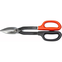 Wiss - Snips; Snip Type: Tinner's Snip ; Cut Direction: Straight ; Overall Length Range: 1" - Exact Industrial Supply