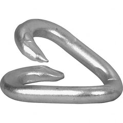 Campbell - Links; Type: Repair Link ; Chain Size (Inch): 3/16 ; Load Capacity (Lb.): 240 ; Material: Low Carbon Steel ; Finish/Coating: Zinc Plated - Exact Industrial Supply