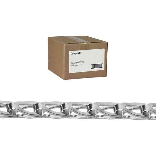 Campbell - Weldless Chain; Type: Sash Chain ; Load Capacity (Lb.): 75 ; Trade Size: #8 ; Chain Diameter (Decimal Inch): 0.0400 ; Finish/Coating: Stainless ; PSC Code: 4010 - Exact Industrial Supply