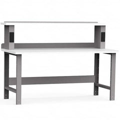 Rousseau Metal - Stationary Work Benches, Tables Type: Work Bench Top Material: Laminated Plastic - Americas Industrial Supply