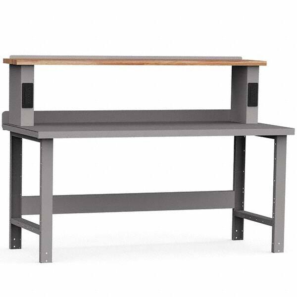Rousseau Metal - Stationary Work Benches, Tables Type: Work Bench Top Material: Painted Steel - Americas Industrial Supply