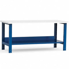 Rousseau Metal - Stationary Work Benches, Tables Type: Work Bench Top Material: Laminated Plastic - Americas Industrial Supply