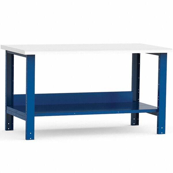 Rousseau Metal - Stationary Work Benches, Tables Type: Work Bench Top Material: Laminated Plastic - Americas Industrial Supply