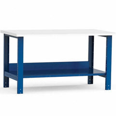 Rousseau Metal - Stationary Work Benches, Tables Type: Work Bench Top Material: Laminated Plastic - Americas Industrial Supply