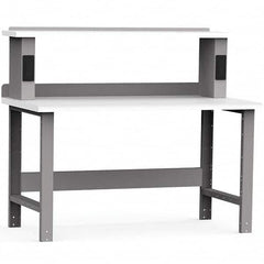 Rousseau Metal - Stationary Work Benches, Tables Type: Work Bench Top Material: Laminated Plastic - Americas Industrial Supply