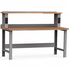 Rousseau Metal - Stationary Work Benches, Tables Type: Work Bench Top Material: Laminated Wood - Americas Industrial Supply