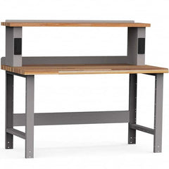 Rousseau Metal - Stationary Work Benches, Tables Type: Work Bench Top Material: Laminated Wood - Americas Industrial Supply