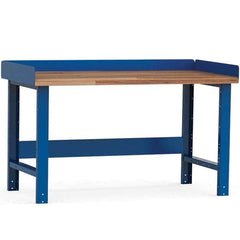 Rousseau Metal - Stationary Work Benches, Tables Type: Work Bench Top Material: Laminated Wood - Americas Industrial Supply