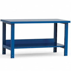 Rousseau Metal - Stationary Work Benches, Tables Type: Work Bench Top Material: Painted Steel - Americas Industrial Supply