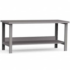 Rousseau Metal - Stationary Work Benches, Tables Type: Work Bench Top Material: Painted Steel - Americas Industrial Supply