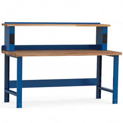 Rousseau Metal - Stationary Work Benches, Tables Type: Work Bench Top Material: Laminated Wood - Americas Industrial Supply