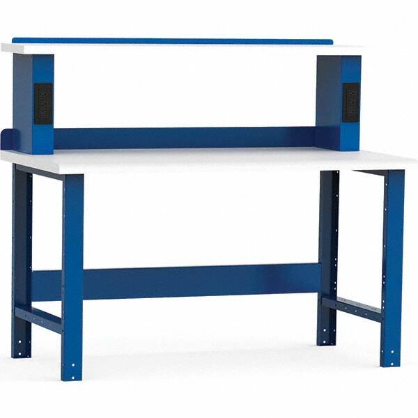 Rousseau Metal - Stationary Work Benches, Tables Type: Work Bench Top Material: Laminated Plastic - Americas Industrial Supply