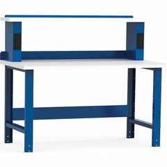 Rousseau Metal - Stationary Work Benches, Tables Type: Work Bench Top Material: Laminated Plastic - Americas Industrial Supply