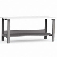 Rousseau Metal - Stationary Work Benches, Tables Type: Work Bench Top Material: Laminated Plastic - Americas Industrial Supply