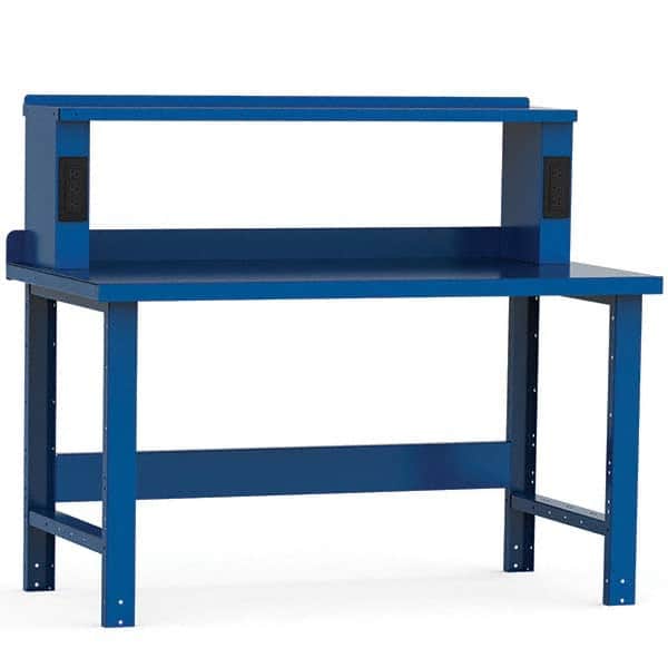 Rousseau Metal - Stationary Work Benches, Tables Type: Work Bench Top Material: Painted Steel - Americas Industrial Supply