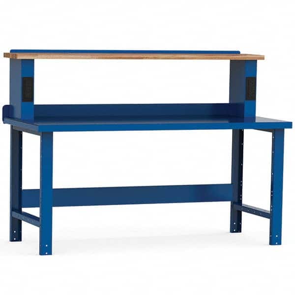 Rousseau Metal - Stationary Work Benches, Tables Type: Work Bench Top Material: Painted Steel - Americas Industrial Supply